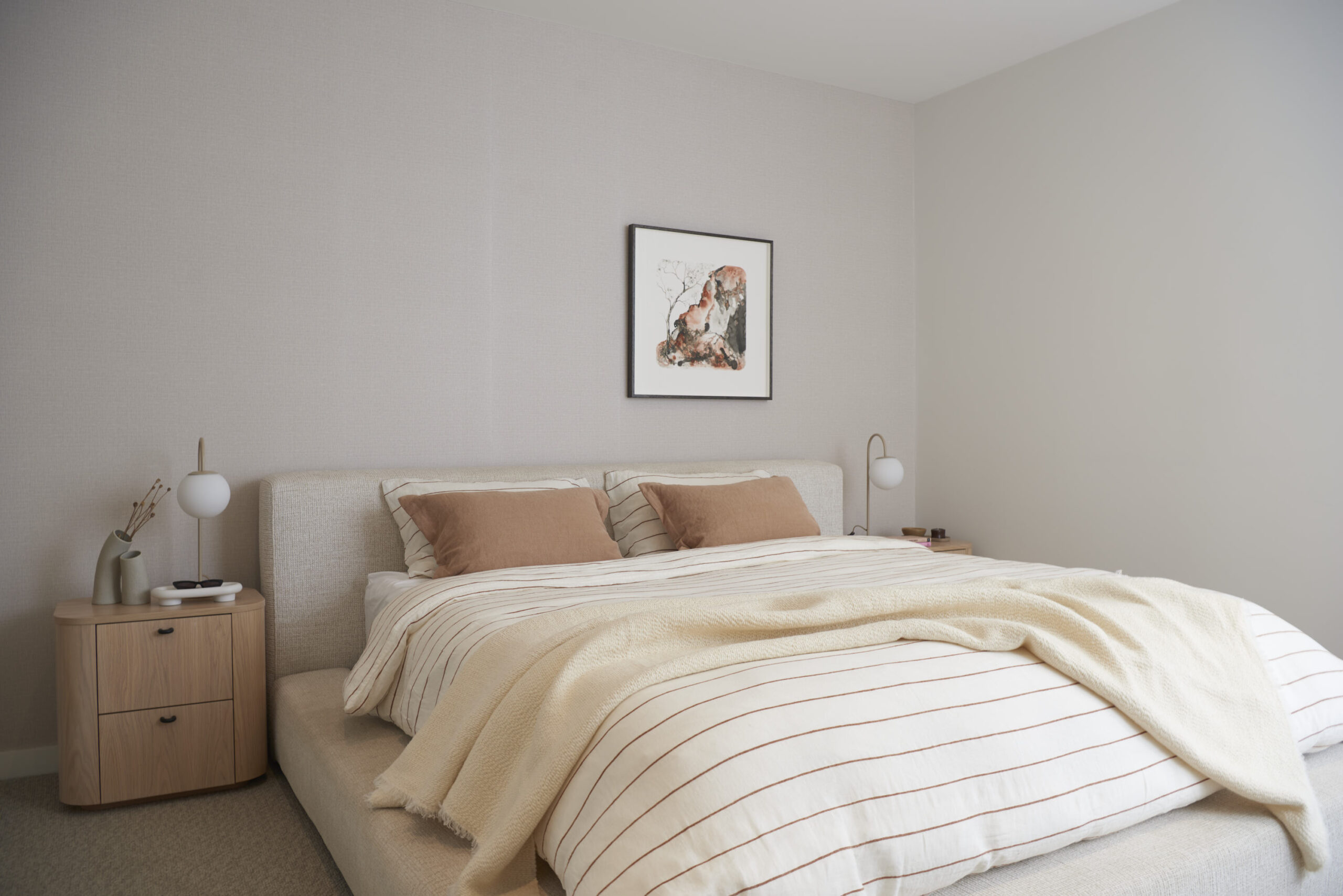 Simple bedroom design | Rochele Interiors